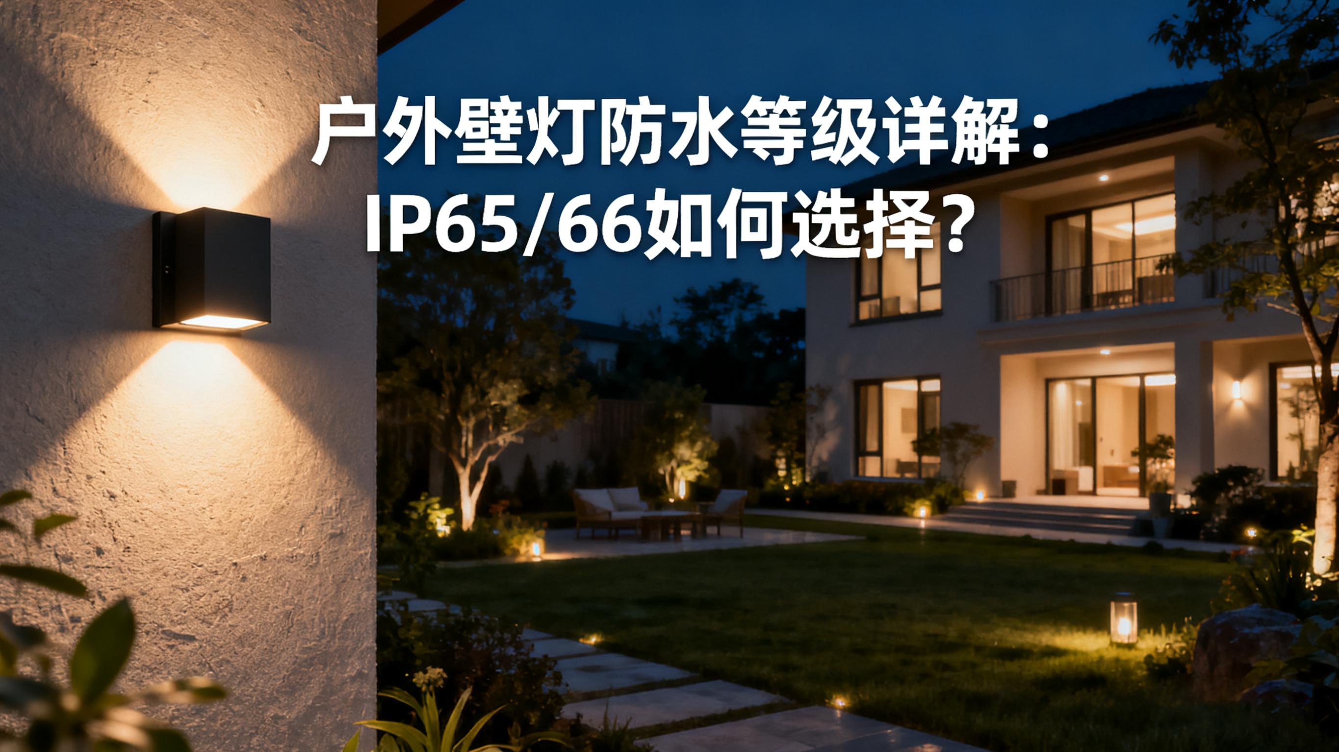 户外壁灯防水等级详解